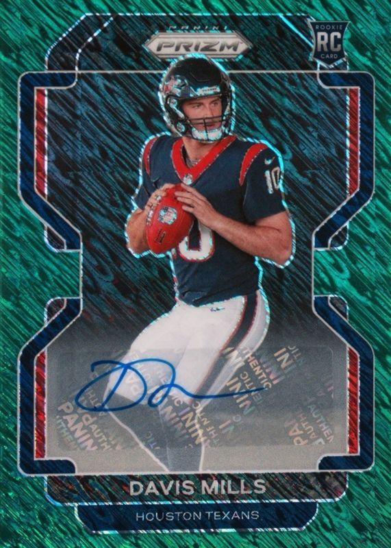 2021 Prizm #352 Rookie Autographs - Green Shimmer /5