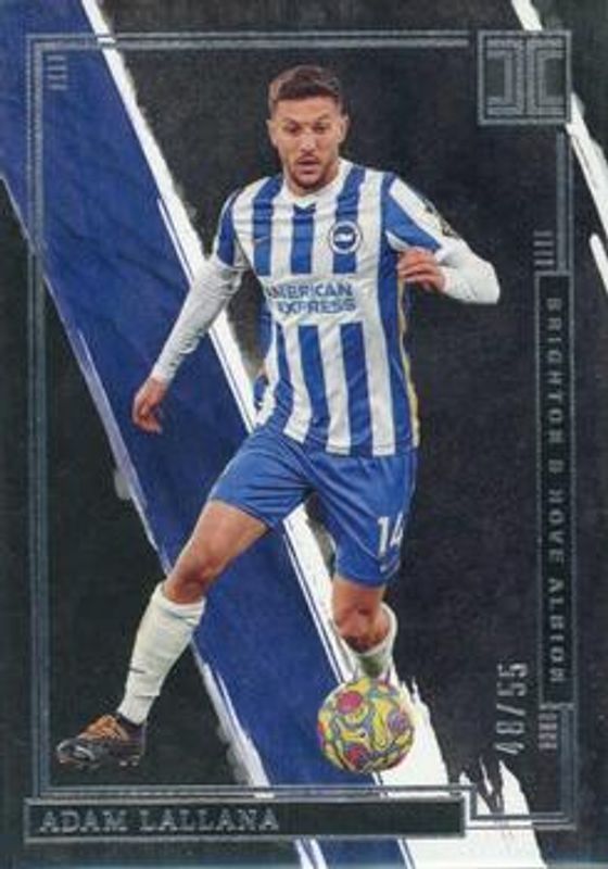 Adam Lallana 2021 Impeccable Premier League #53 Base /55 RAW