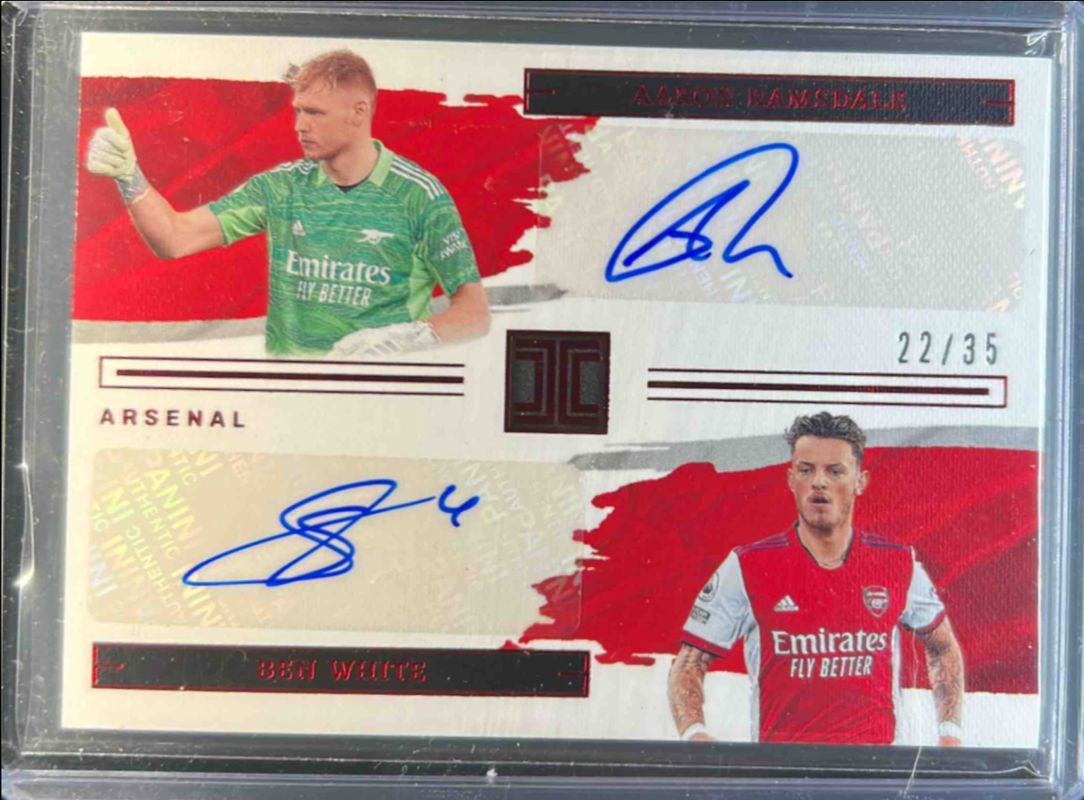 2021 Impeccable Premier League #IL-ARS Impeccable Dual Autographs - Ruby /35
