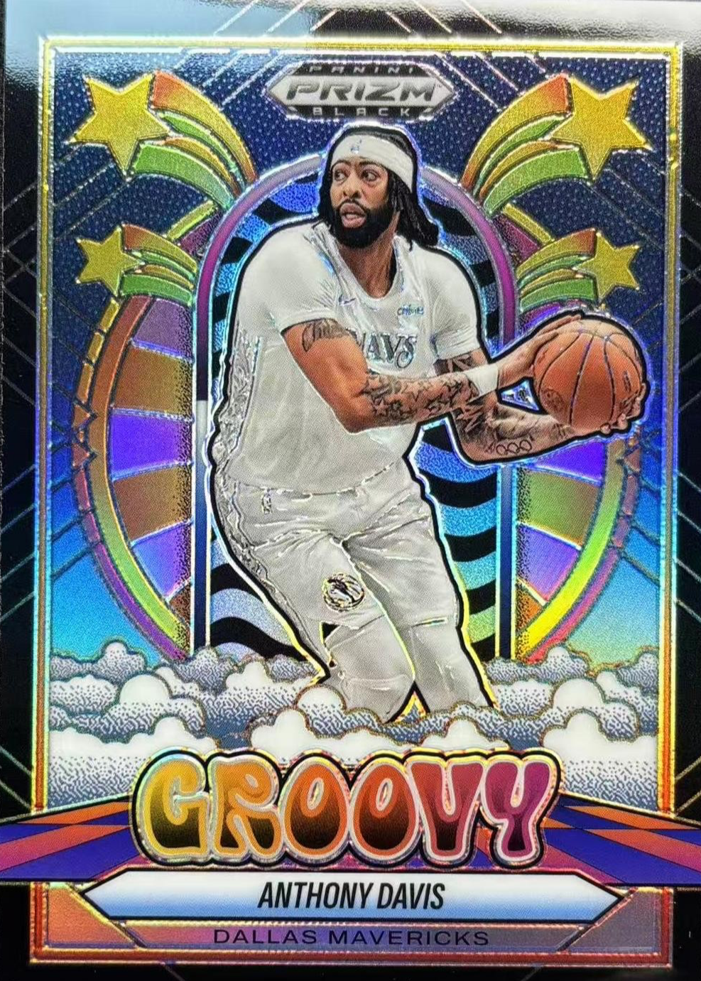 Anthony Davis 2024 Prizm Black #9 Groovy /(SSP) Price Guide
