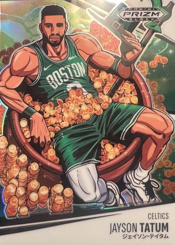 Jayson Tatum 2024 Prizm Black #11 Manga /(SSP) RAW