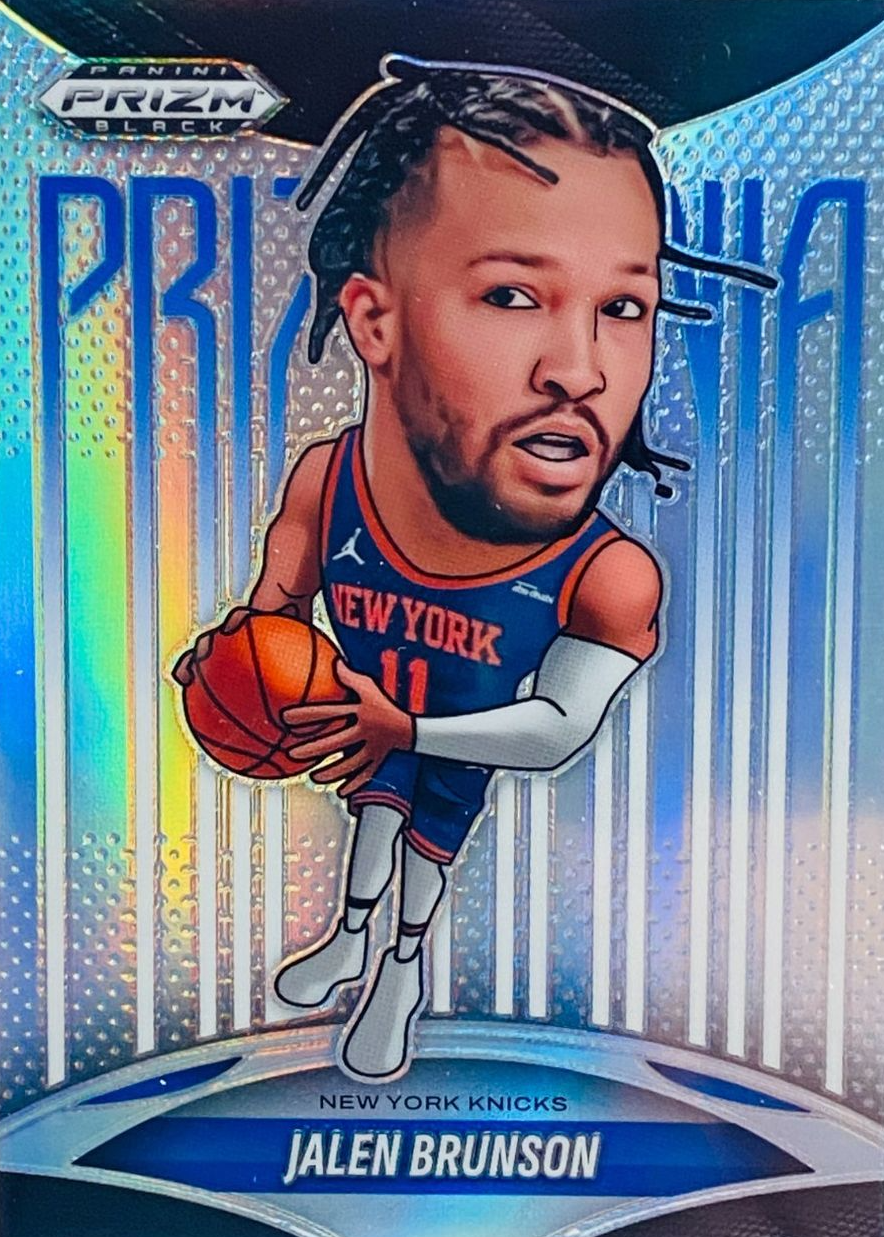 Jalen Brunson 2024 Prizm Black #19 Prizmania /(SSP) Price Guide