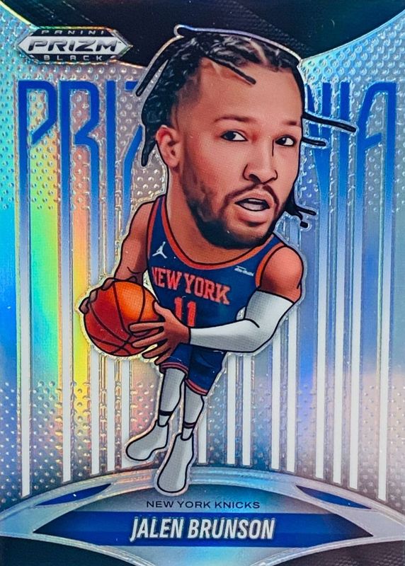 Jalen Brunson 2024 Prizm Black #19 Prizmania /(SSP) RAW