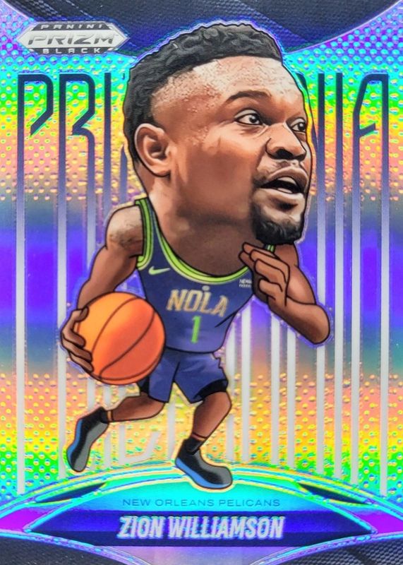 Zion Williamson 2024 Prizm Black #12 Prizmania /(SSP) RAW