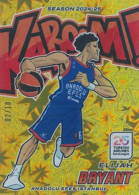 2024 Crown Royale EuroLeague #19 Kaboom! - Gold /10