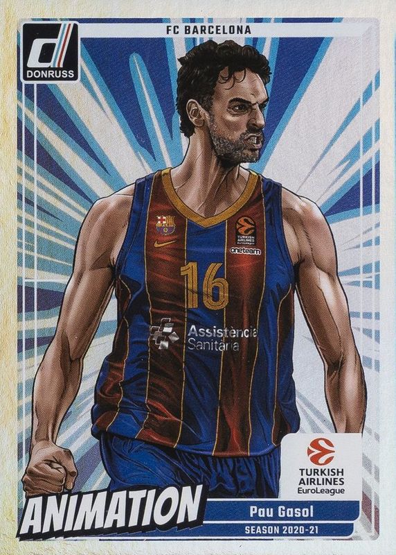 2024 Donruss EuroLeague #9 Animation /(SSP)
