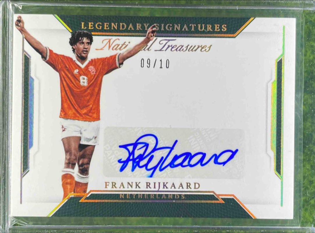 Frank Rijkaard 2018 National Treasures #LS-FR Legendary Signatures - Gold /10 RAW