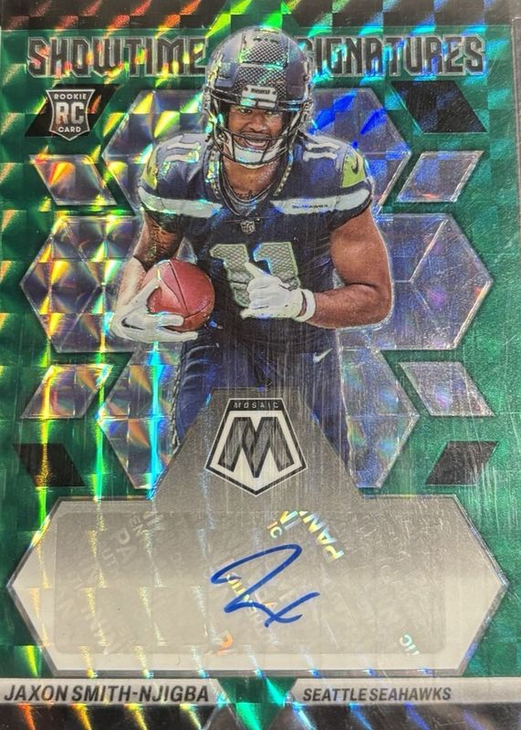 Jaxon Smith-Njigba 2023 Mosaic #SS-JSN Showtime Signatures - Choice ...