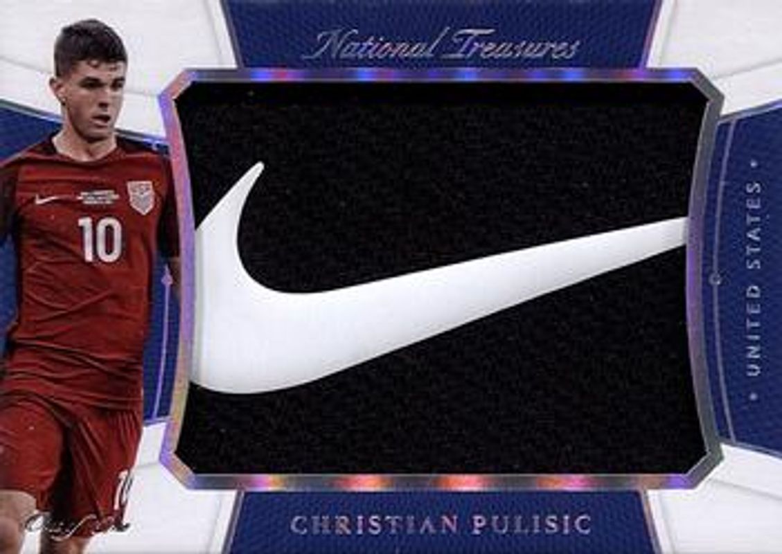 Christian Pulisic 2018 National Treasures #BL-CP Brand Logos /1 RAW