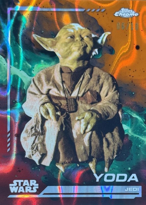 2024 Topps Chrome Star Wars #140 Mustafar Lava Refractor /10