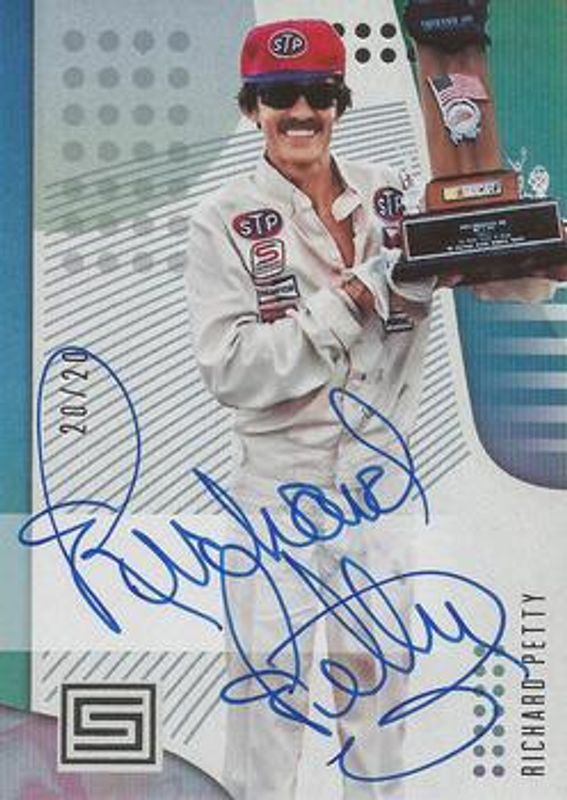 Richard Petty 2020 Chronicles NASCAR #12 Status Autographs /300 RAW