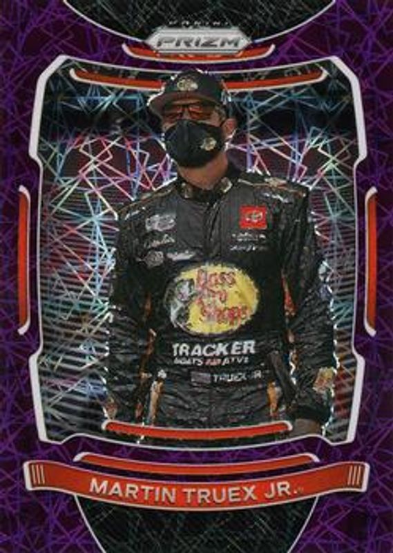 Martin Truex Jr. 2021 Prizm NASCAR #2a Purple Velocity /199 RAW