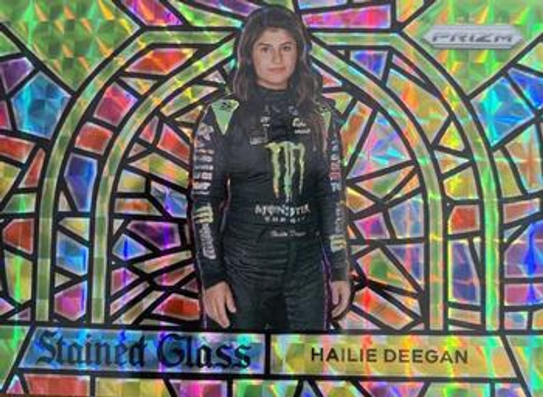 Hailie Deegan 2021 Prizm NASCAR #SG6 Stained Glass RAW