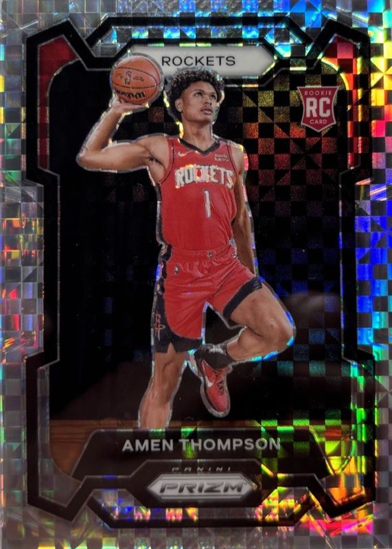 Amen Thompson 2023 Prizm #150 Lucky Envelopes /8 Rookie RAW