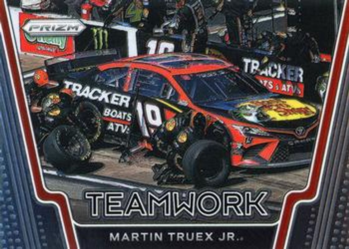 Martin Truex Jr. 2021 Prizm NASCAR #T10 Teamwork RAW