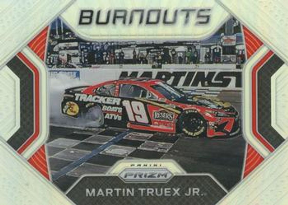 Martin Truex Jr. 2021 Prizm NASCAR #B8 Burnouts RAW