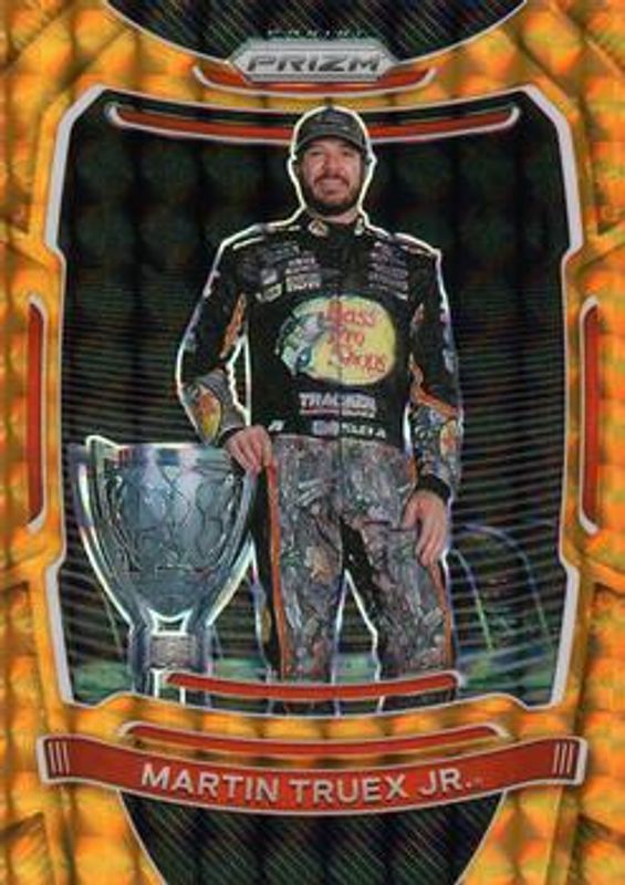 Martin Truex Jr. 2021 Prizm NASCAR #2b Reactive Orange RAW