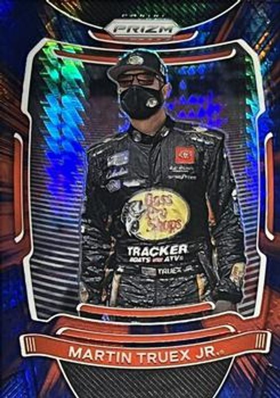Martin Truex Jr. 2021 Prizm NASCAR #2a Hyper Red & Blue RAW