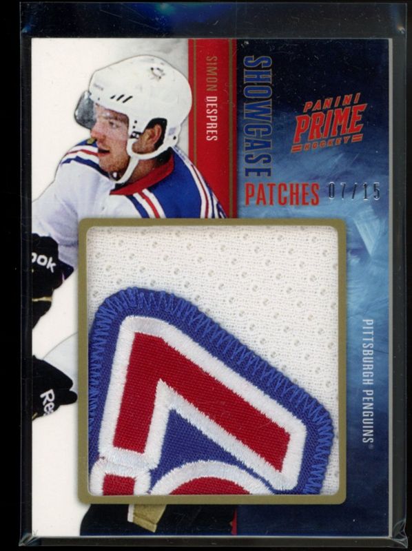 Simon Despres 2011 Prime #9 Showcase Prime Colors Patches /15 Rookie RAW