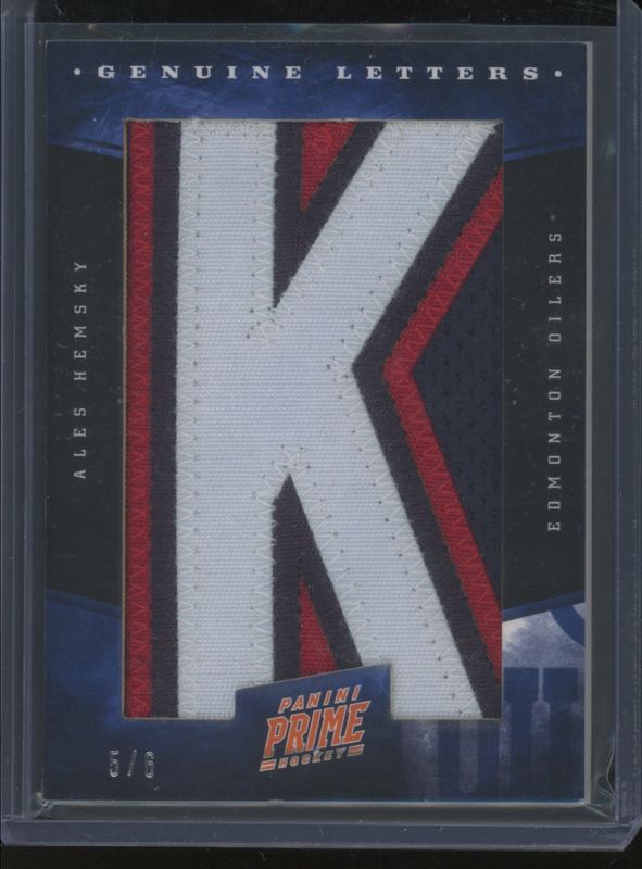 2011 Prime #1 Genuine Letters /6