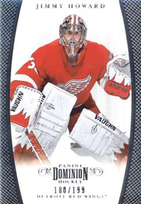 Jimmy Howard 2011 Dominion #22 Base /199 RAW