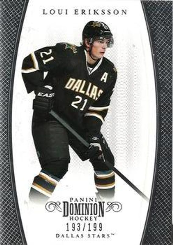 Loui Eriksson 2011 Dominion #28 Base /199 RAW