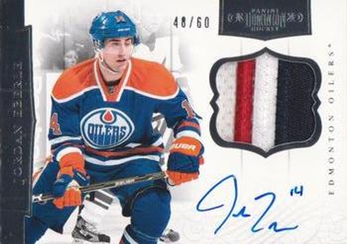 Jordan Eberle 2011 Dominion #34 Autographed Patches /60 RAW