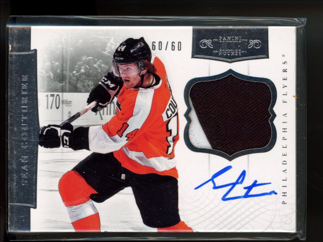 Sean Couturier 2011 Dominion #72 Autographed Patches /60 Rookie RAW