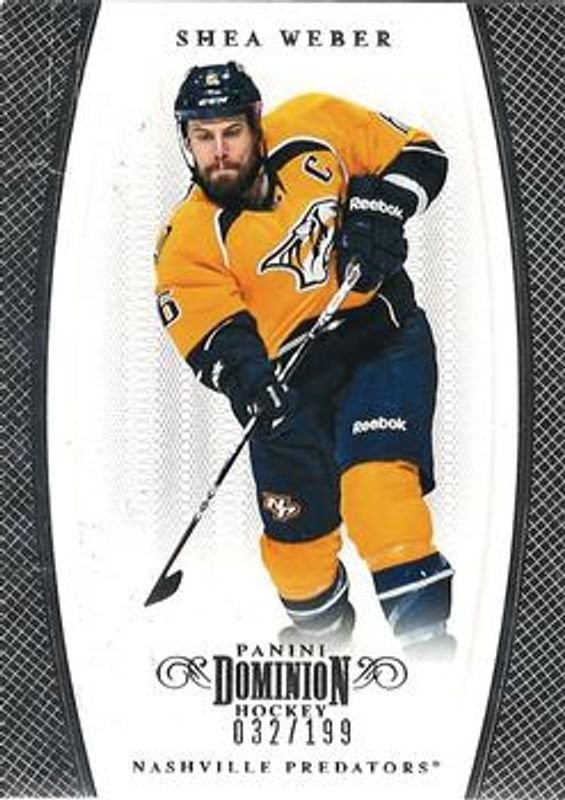 Shea Weber 2011 Dominion #15 Base /199 RAW