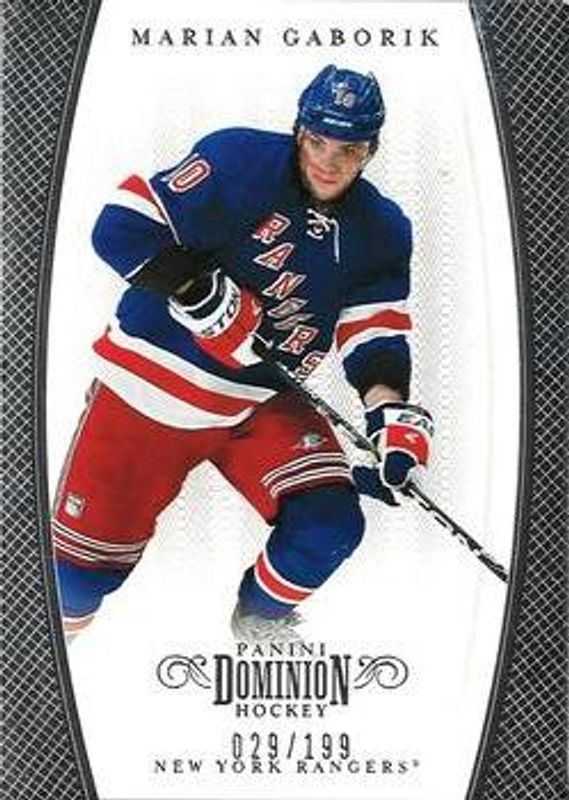 Marian Gaborik 2011 Dominion #30 Base /199 RAW
