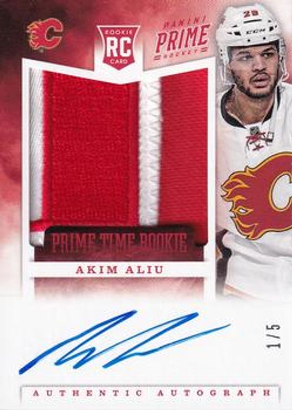 2012 Prime #41 Prime Time Rookies Jersey Autographs Patch /5