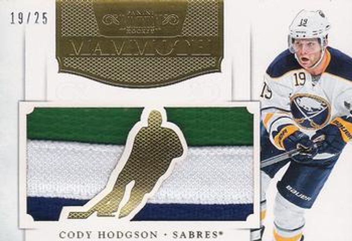 Cody Hodgson 2011 Dominion #2 Mammoth Jerseys Prime /25 Rookie RAW