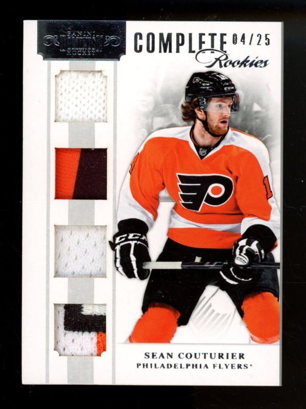Sean Couturier 2011 Dominion #29 Complete Rookies Quad Jerseys /25 RAW