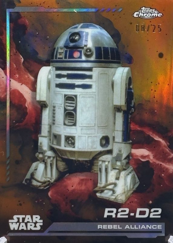 2024 Topps Chrome Star Wars #108 Rebel Orange Refractor /25