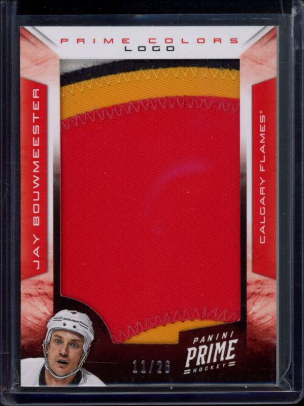 Jay Bouwmeester 2012 Prime #16 Colors Logo /28 RAW