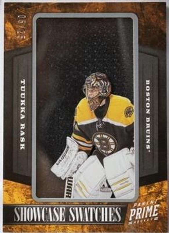 Tuukka Rask 2012 Prime #25 Showcase Swatches /25 RAW