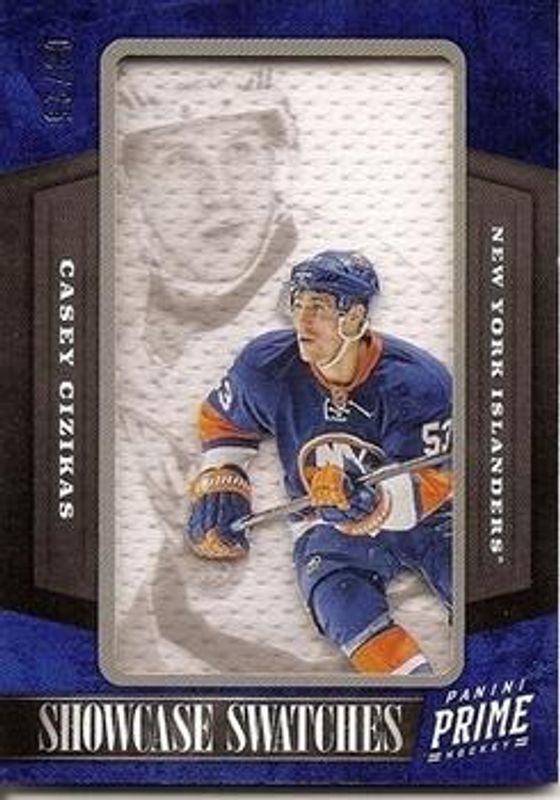 Casey Cizikas 2012 Prime #64 Showcase Swatches /25 Rookie RAW