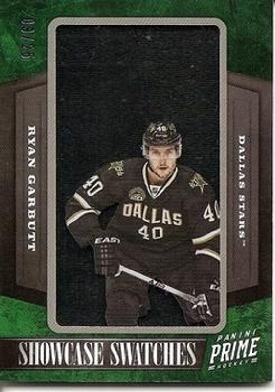Ryan Garbutt 2012 Prime #54 Showcase Swatches /25 Rookie RAW