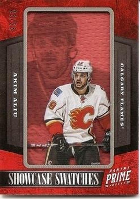 Akim Aliu 2012 Prime #11 Showcase Swatches /25 Rookie RAW