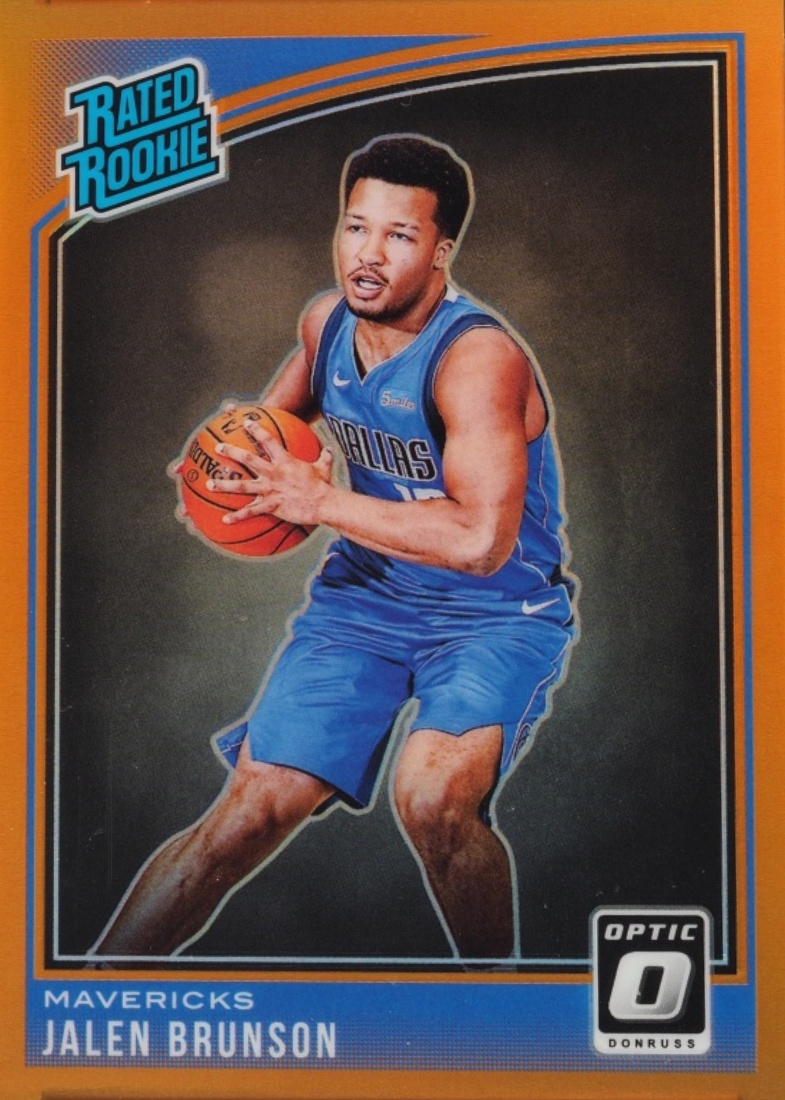 Jalen Brunson 2018 Optic #179 Orange /199 Price Guide - Sports