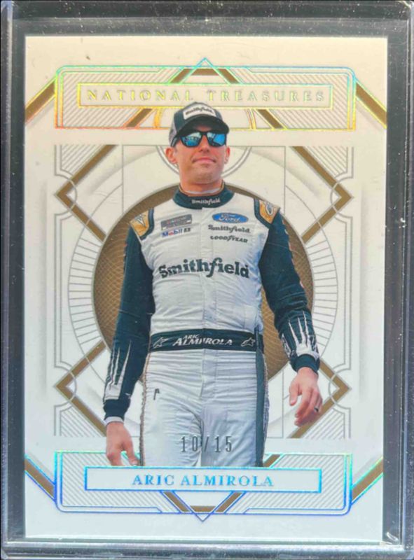 2021 National Treasures NASCAR #9 Holo Silver /7