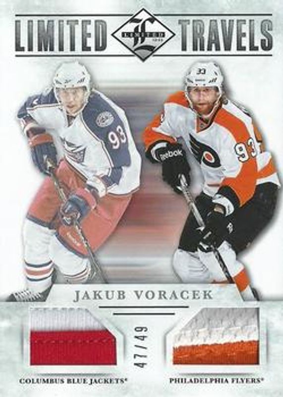 2012 Limited #TD-JV Travels Dual Jerseys Prime /49
