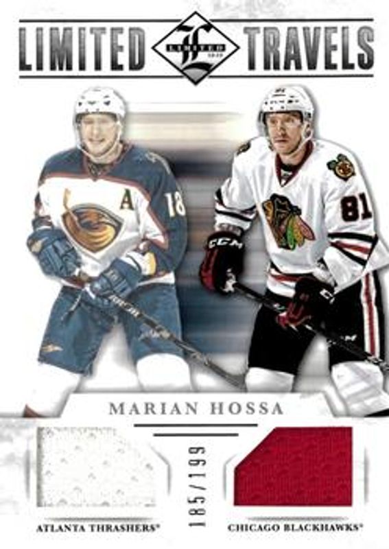 Marian Hossa 2012 Limited #TD-MHO Travels Dual Jerseys /199 RAW