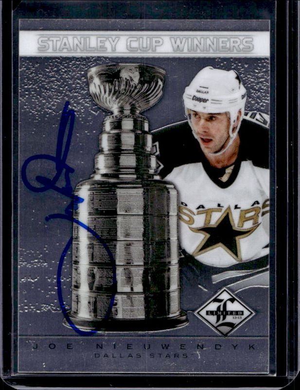 Joe Nieuwendyk 2012 Limited #SC-29 Stanley Cup Winners Signatures /25 RAW