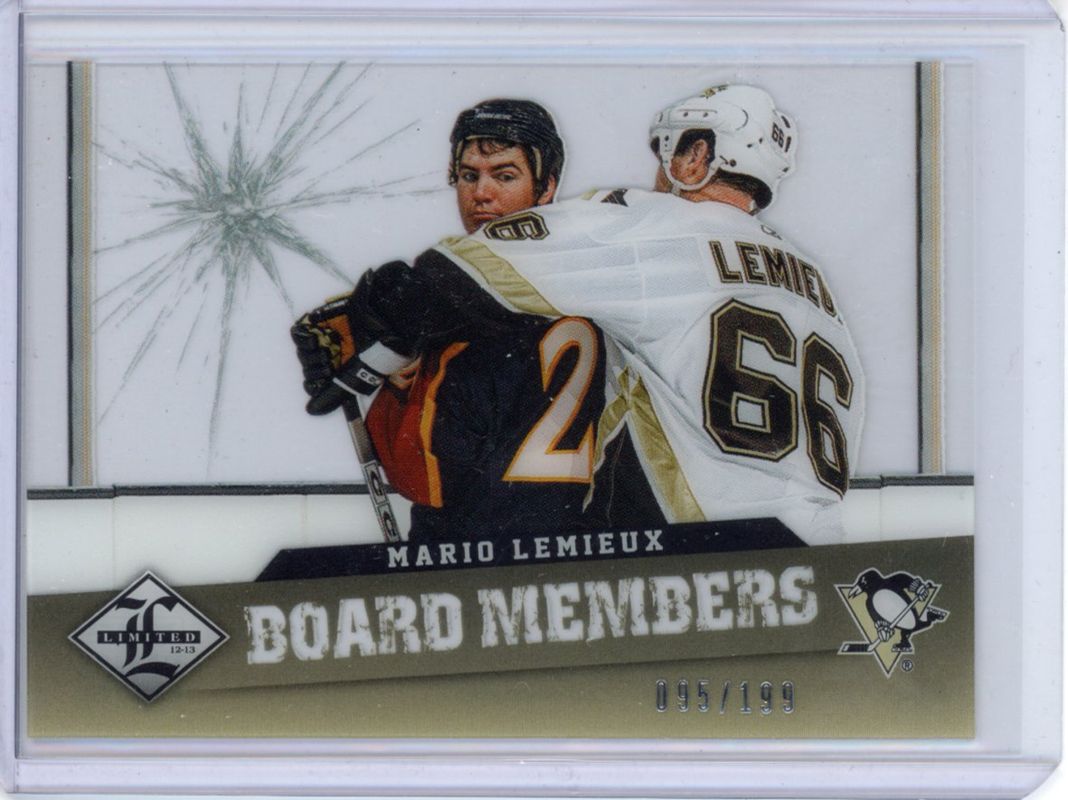 Mario Lemieux 2012 Limited #BM-38 Board Members /199 RAW