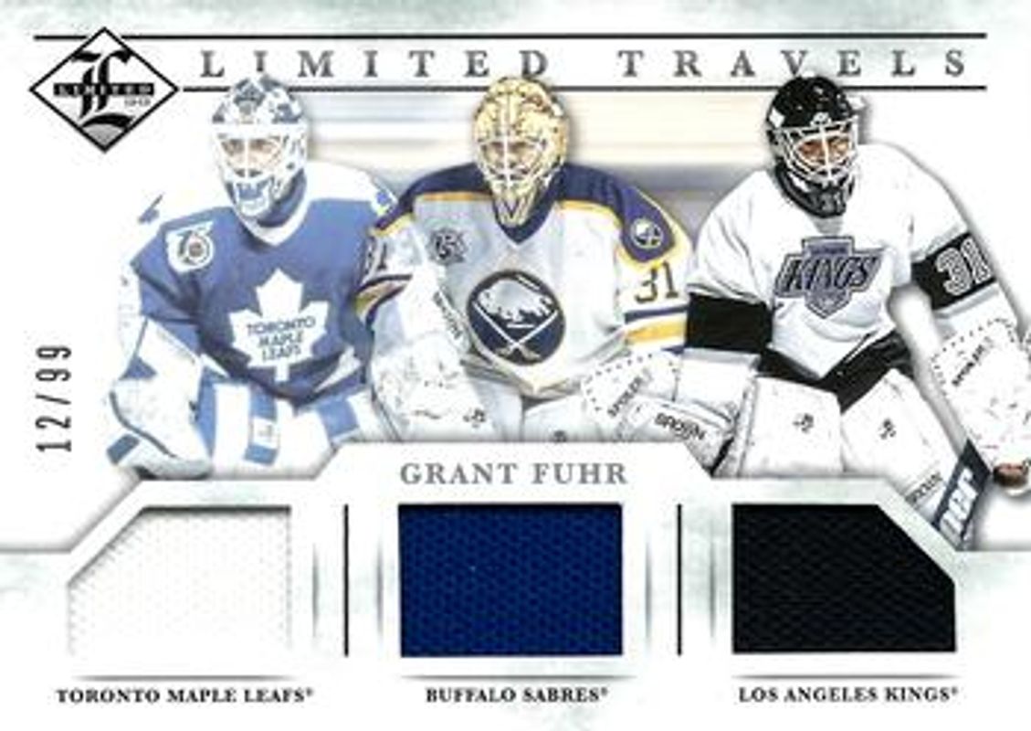 Grant Fuhr 2012 Limited #TT-GF Travels Triple Jerseys /99 RAW