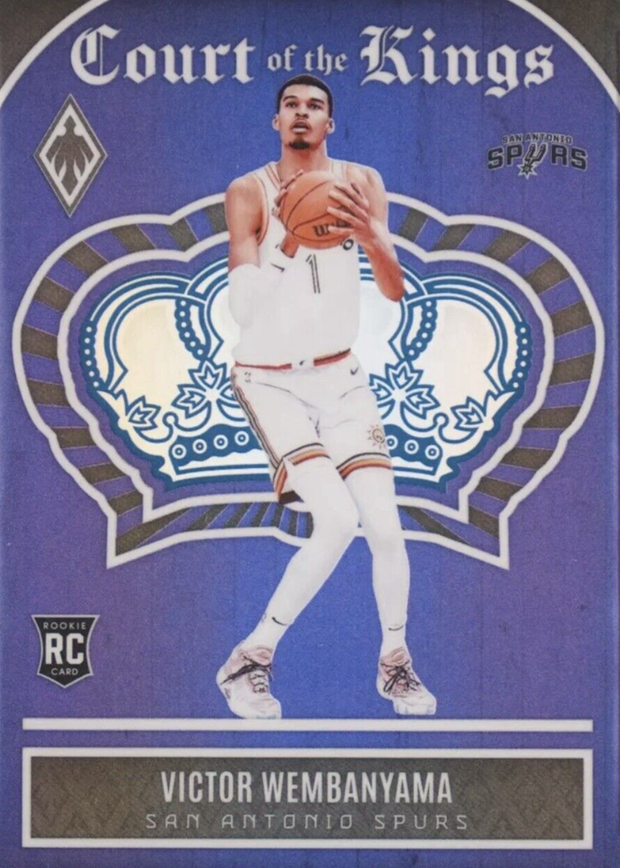 その他 Victor Wembanyama hoops Rookie purple Victor Wembanyama 2023-24 NBA Hoops Purple Rookie Card #298