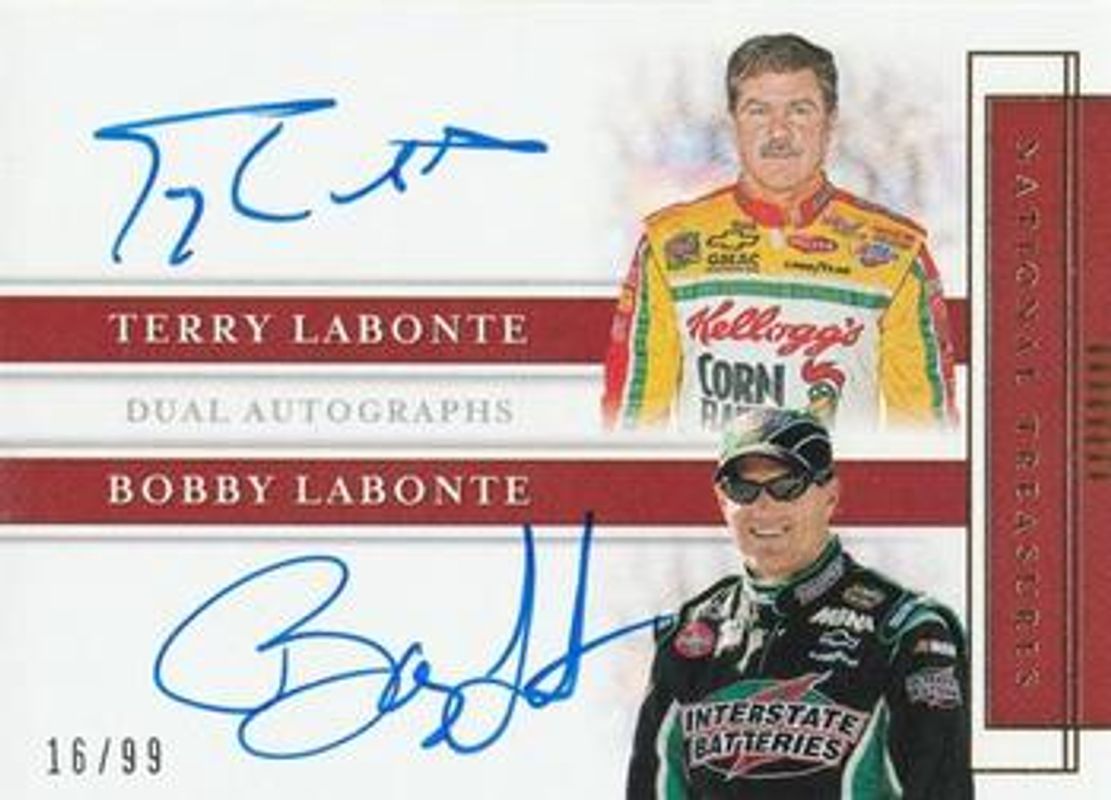 2020 National Treasures NASCAR #DA-LAB Dual Autographs /15