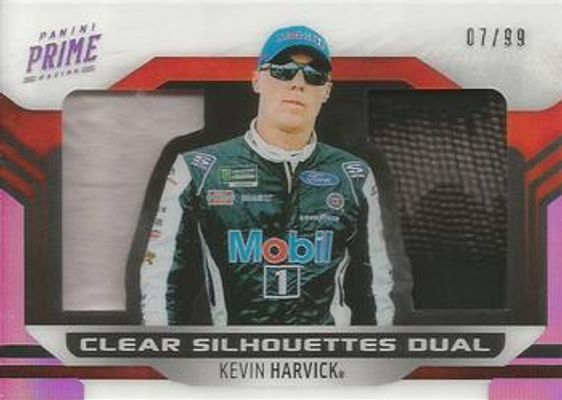 2019 Prime NASCAR #CSD-KH Clear Silhouettes Dual /99
