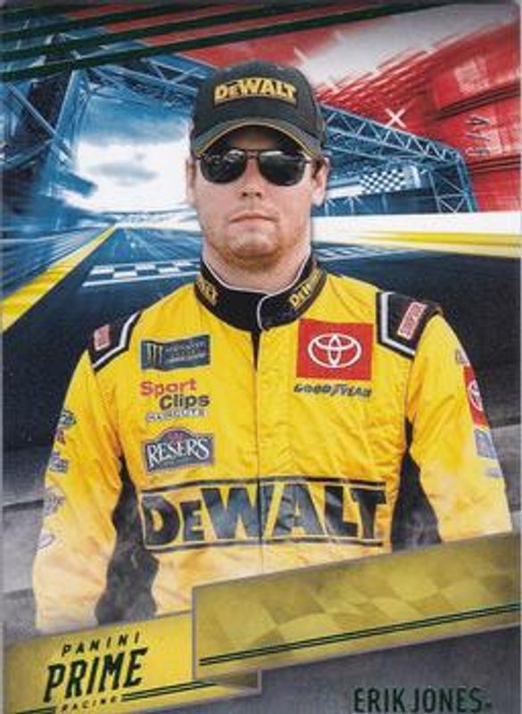 Erik Jones 2019 Prime NASCAR #17 Emerald /5 RAW